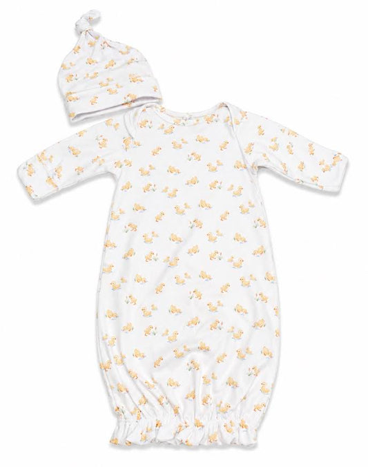 Baby Club Chic - Tiny Baby Ducks Hat & Gown