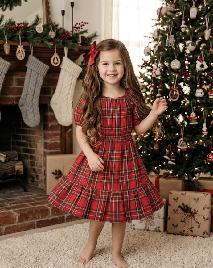 Funtasia Too - Ruffle Dress Red Plaid