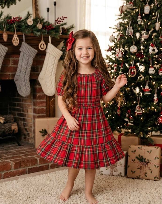 Funtasia Too - Ruffle Dress Red Plaid