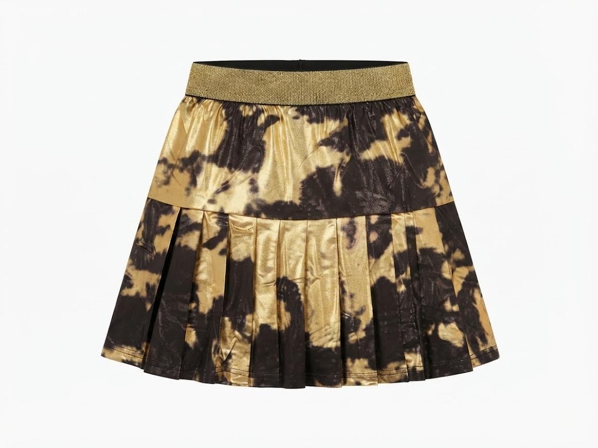 Paulette - Black & Gold Skirt
