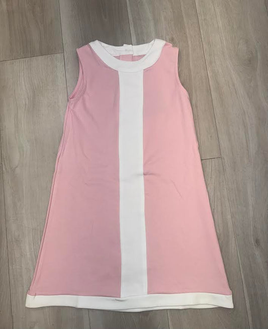 Millie Jay - Pink & White Collins Dress