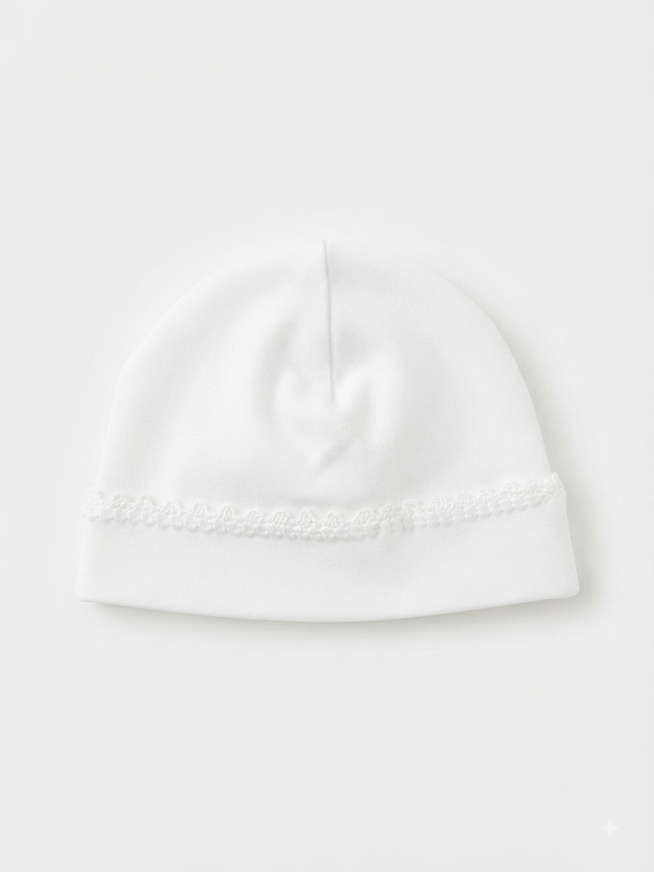 Pixie Lily - White Baby Jersey Cap
