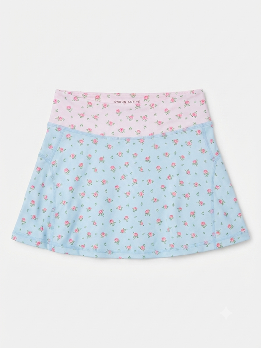 Swoon Baby - Fancy Floral Tennis Skirt
