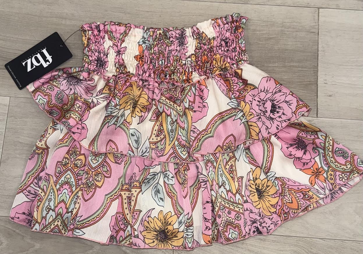 Flowers By Zoey - Floral Print Skirt