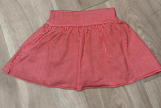 Acvisa - Red Gingham Skirt