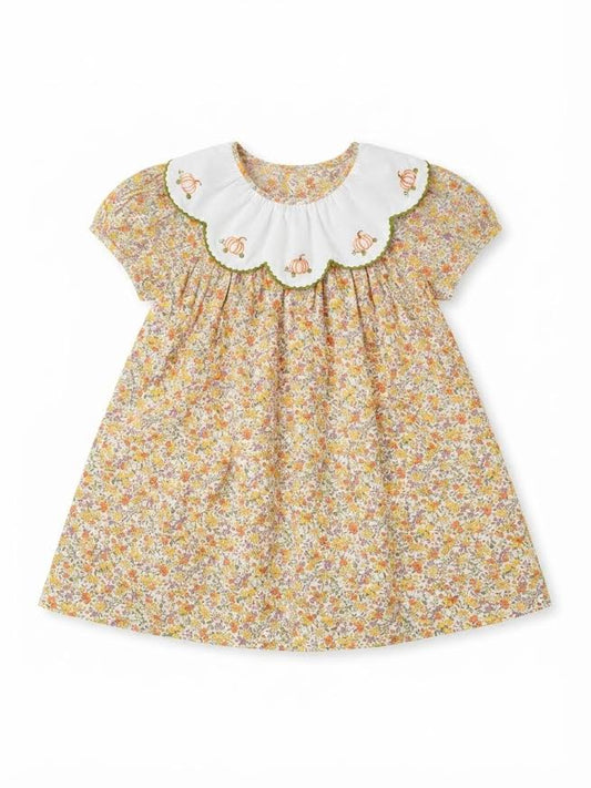 Remember Nguyen - Yellow Flower Pumpkin Dress