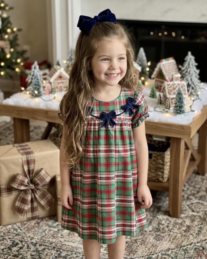 Bailey Boys - Girl's Christmas Plaid Float Dress