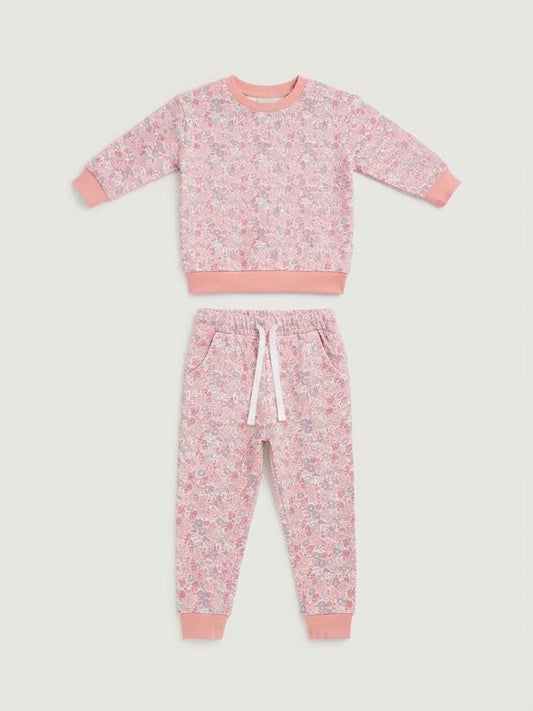 Sage & Lilly - Mauve Floral Jogger Set