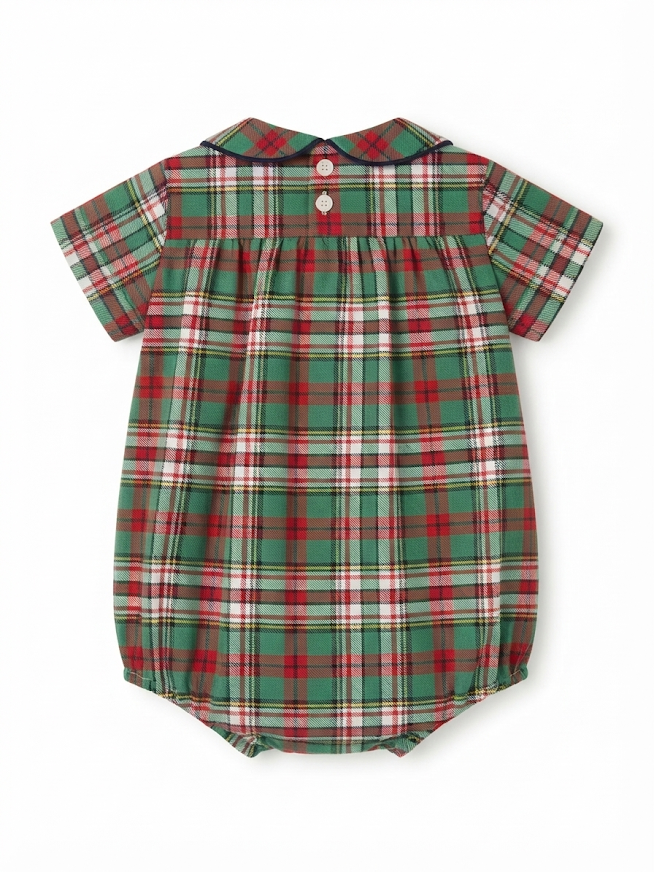 Bailey Boys - Boy's Christmas Plaid Bubble