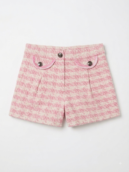 Lulu Bebe - Pink Tweed Shorts
