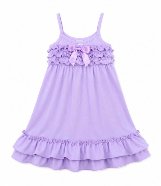 Laura Dare - Lavender Ruffle Gown