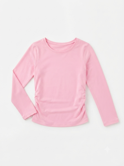 Swoon Baby - Bubblegum Pink Ruched Top