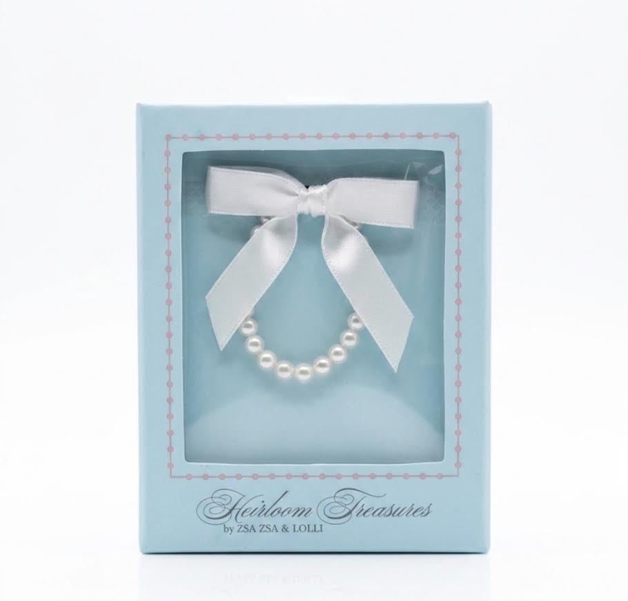 Zsa Zsa & Lolli - White Pearl bracelet