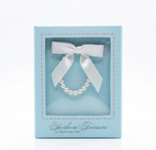 Zsa Zsa & Lolli - White Pearl bracelet