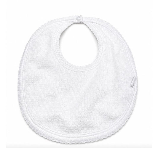 Paty - White Knit Bib