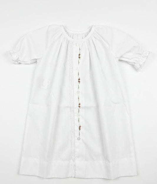 Baby Sen - White With Flowers Day Dress