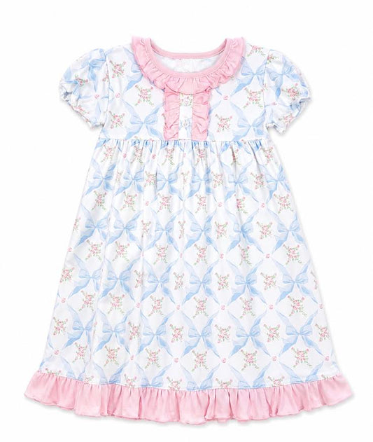Baby Loren - Blue Bows Dress