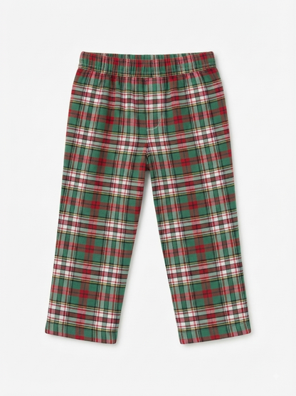 Bailey Boys - Christmas Plaid Pants With Stretchy Waist Band
