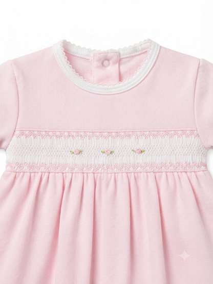 Baby Threads - Sweet Pink Smocked Converter