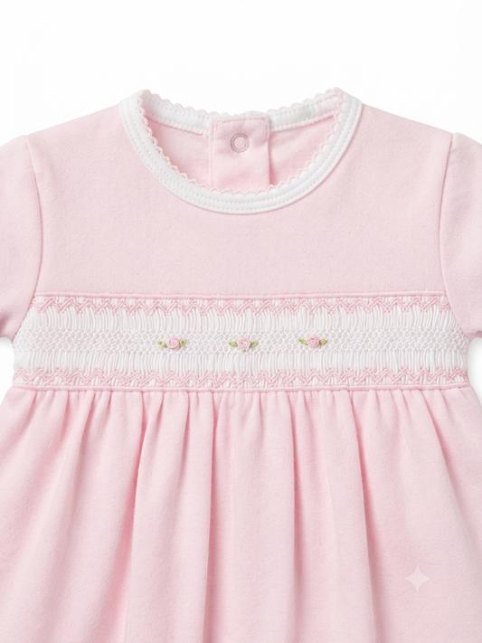 Baby Threads - Sweet Pink Smocked Converter