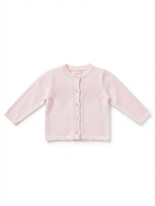 Zubel - Pink Knit Cardigan