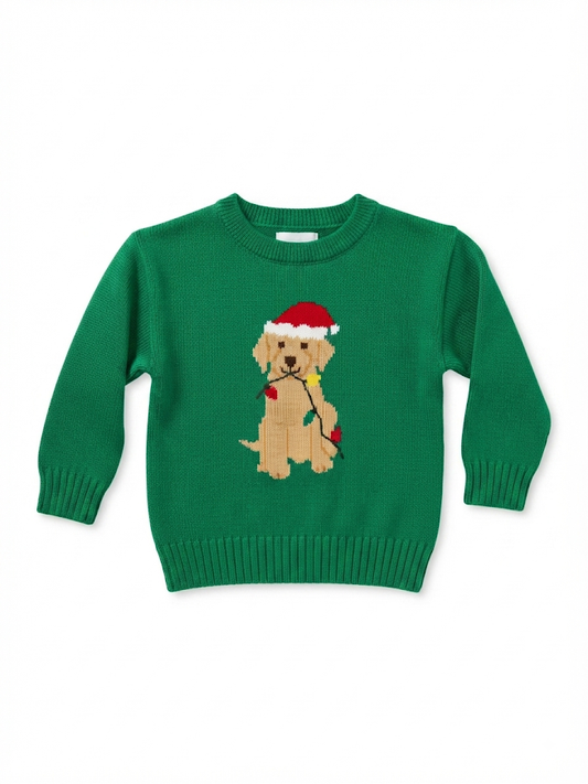 Bailey Boys - Boy's Christmas Lab Crewneck Sweater