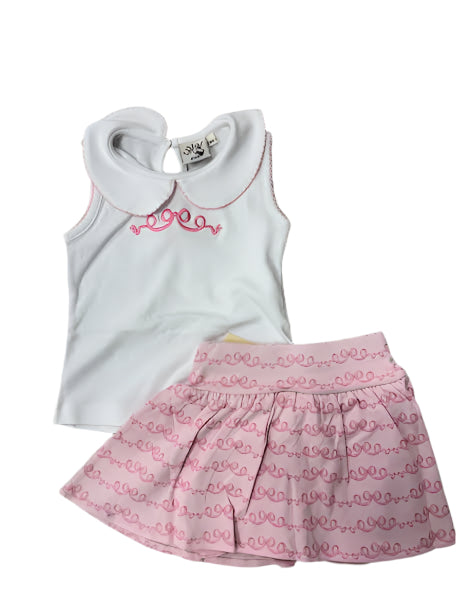 Luigi - White/Pink Bow Set