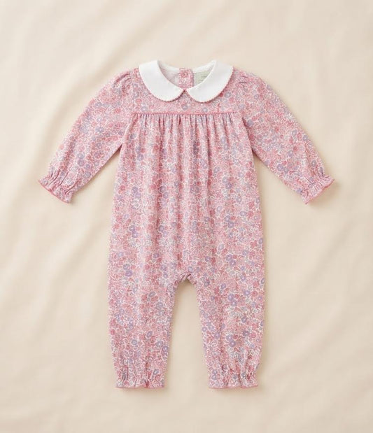 Sage & Lilly - Mauve Floral Long Sleeve Bubble