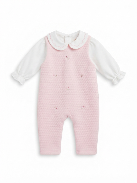 Baby Club Chic - Rose Bud Longall With Emb. Bodysuit