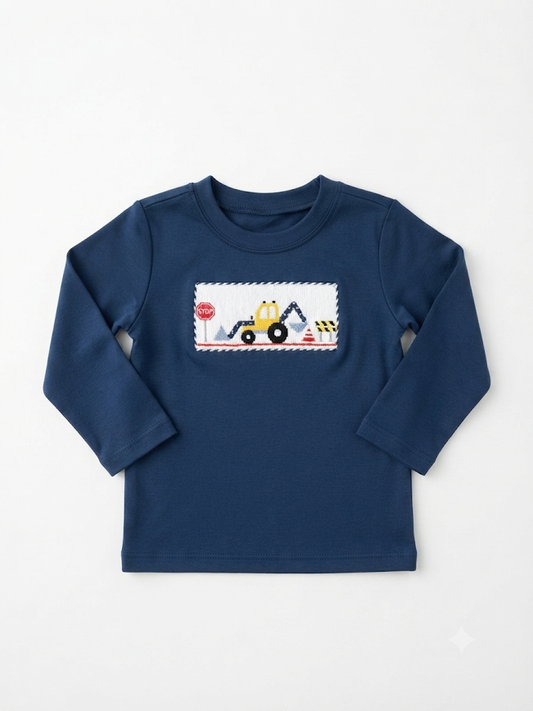 Anavini - Excavator Navy Long Sleeve