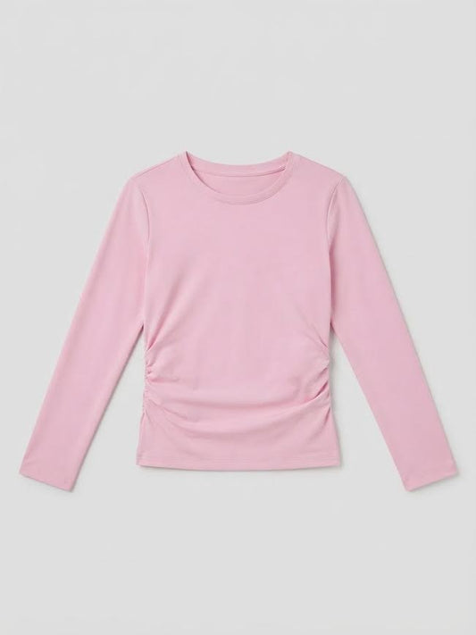 Swoon Baby - Dusty Pink Ruched Top