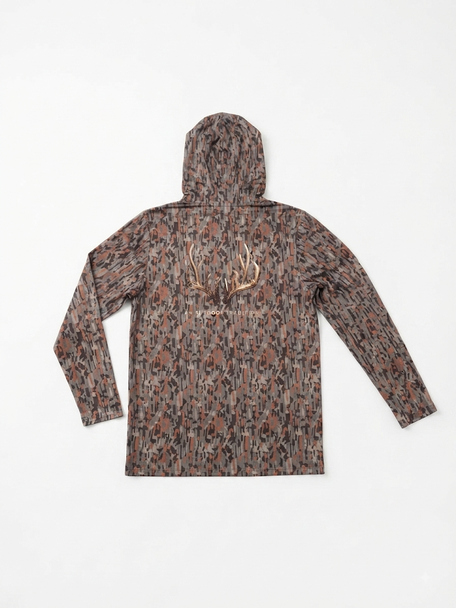 Prodoh - Boy's Camo Peformance Hoodie T-Shirt