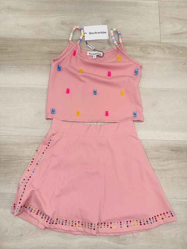Rockwilde - Pink Teddy Bear Set