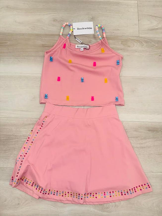 Rockwilde - Pink Teddy Bear Set