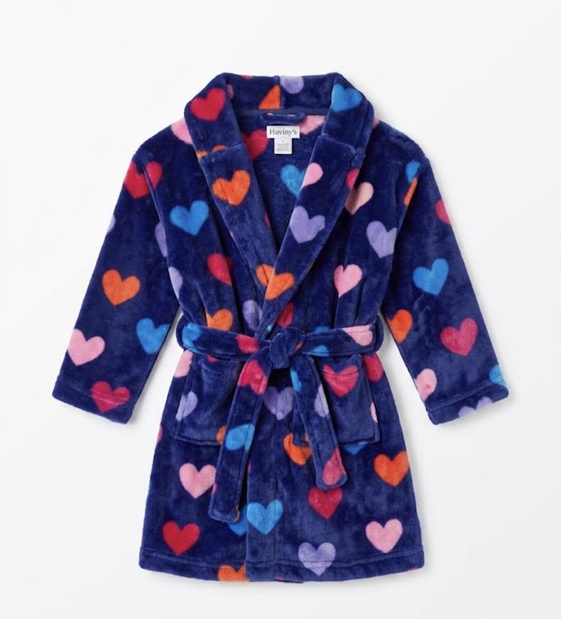 Hatley - Little Girl's Heart Bathrobe