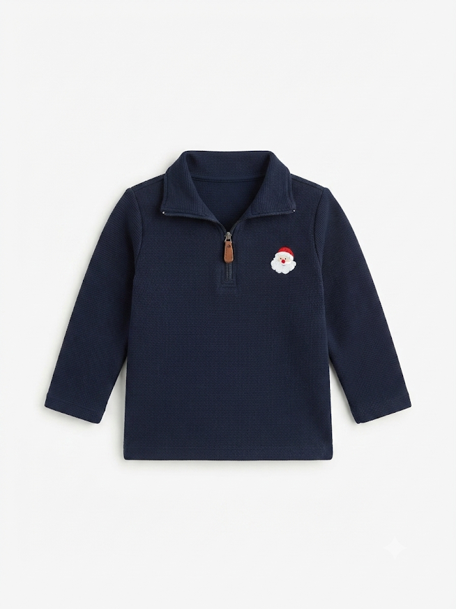 Banana Split - Santa Boys 1/4 Zip Pullover