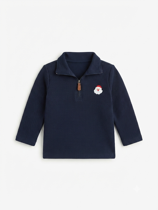 Banana Split - Santa Boys 1/4 Zip Pullover