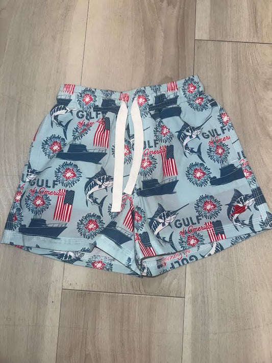 South Bound - Gulf Of America Swim Trunks