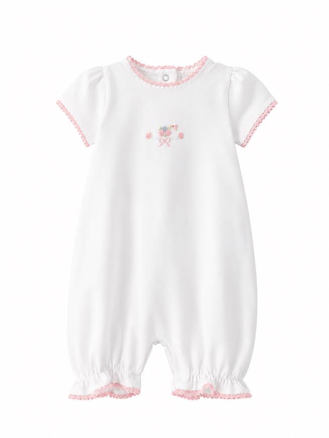 Baby Club Chic - Sweet Bows Romper