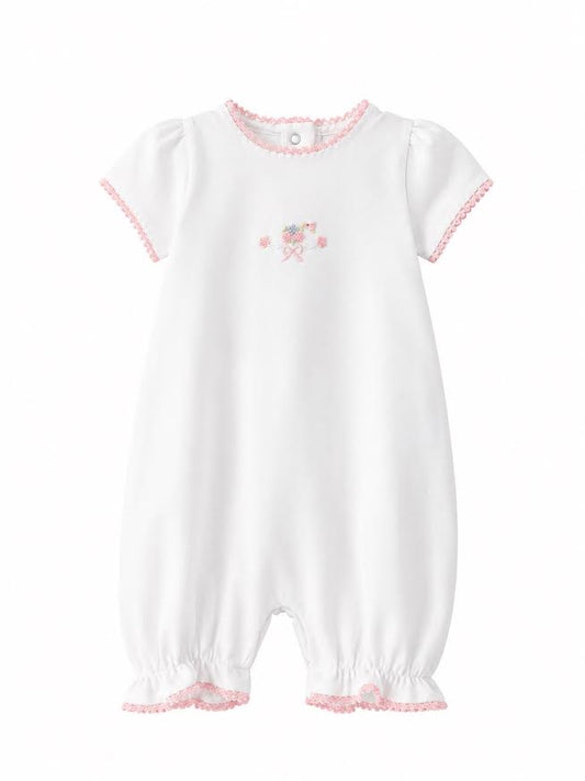 Baby Club Chic - Sweet Bows Romper