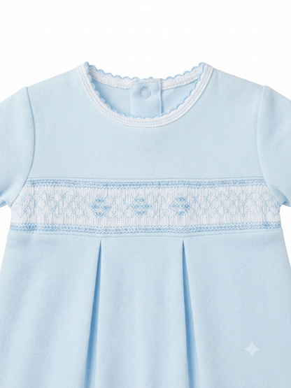 Baby Threads - Sweet Blue Smocked Converter