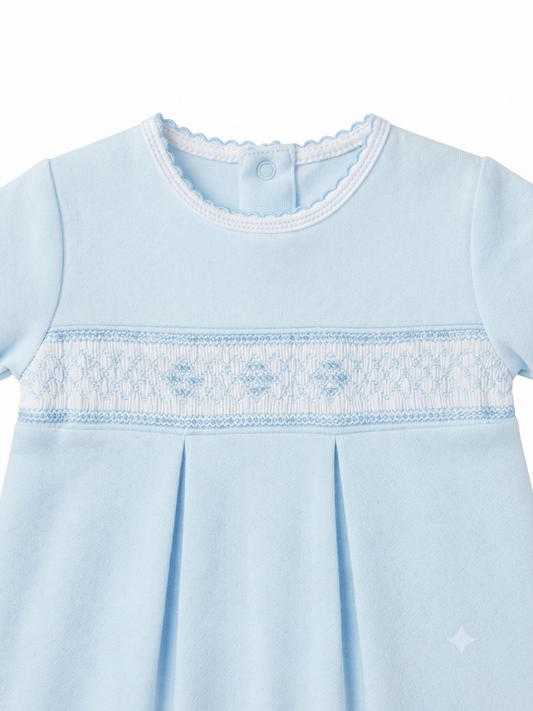 Baby Threads - Sweet Blue Smocked Converter