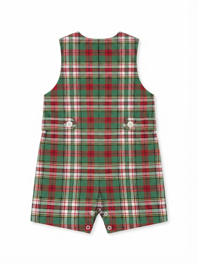 Bailey Boys - Boy's Christmas Plaid Jon Jon