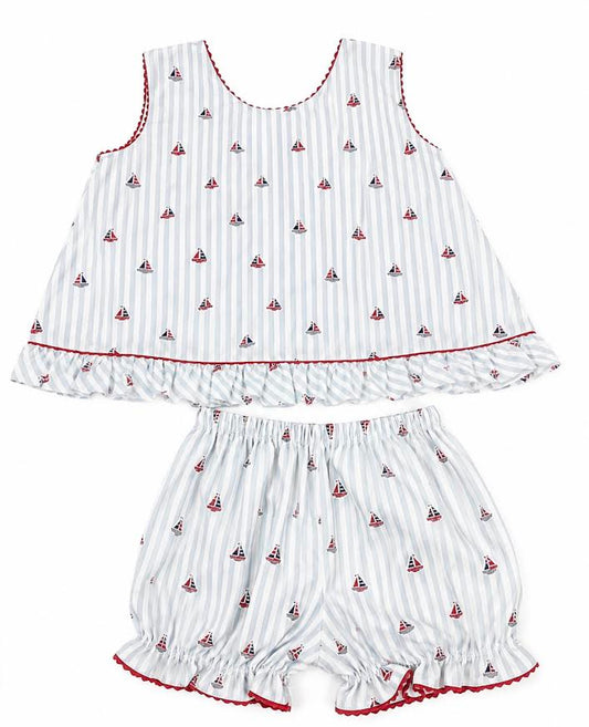 Claire & Charlie - Sailboat 2 Piece Set