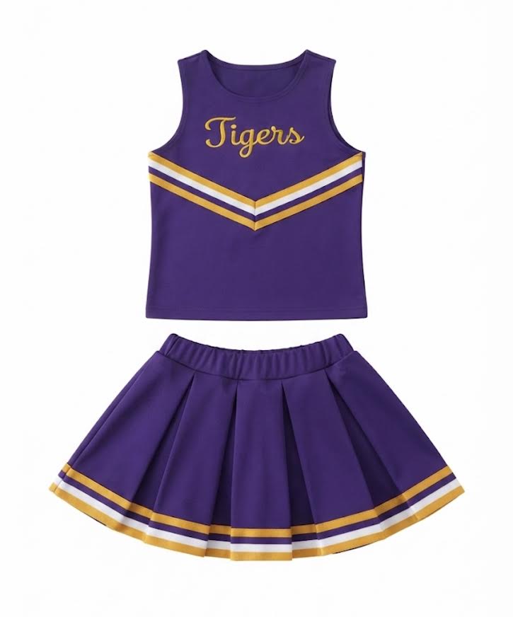 Belle Cher - LSU Tiger Cheer Two Piece Outfit