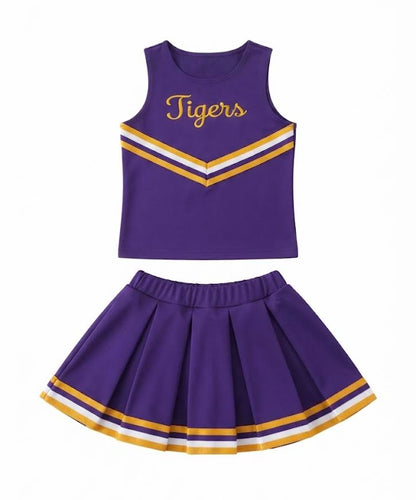 Belle Cher - LSU Tiger Cheer Two Piece Outfit