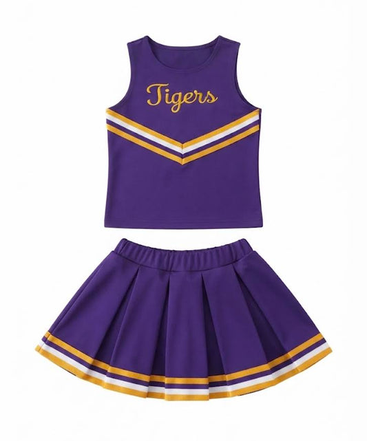 Belle Cher - LSU Tiger Cheer Two Piece Outfit