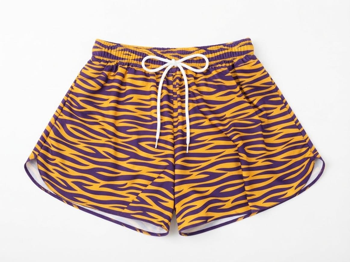 Belle Cher - Tiger Stripe Butterfly Shorts