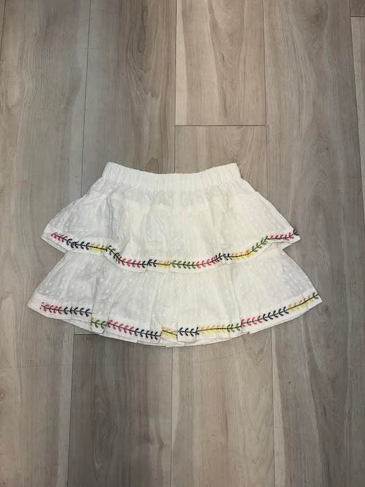 Havengirl - White Swiss Dot Skirt