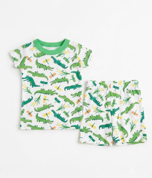 Magnolia Baby - Alligator And Dragon bug Pajama Set